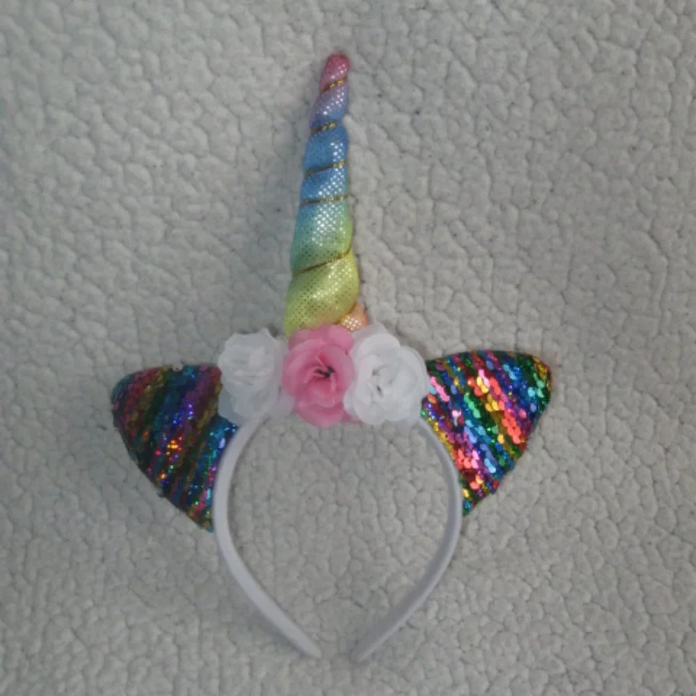 5/$30 Girls Four Piece Unicorn Headband Bundle